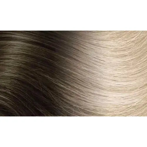 60A/4AR – Ice Blonde with Dark Ash Brown Root