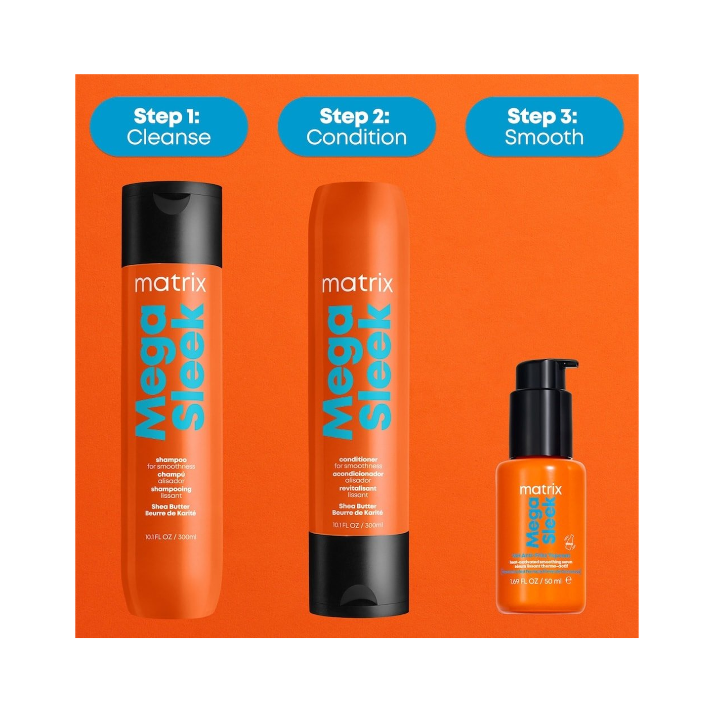Matrix Mega Sleek 96H Anti-Frizz Top Coat