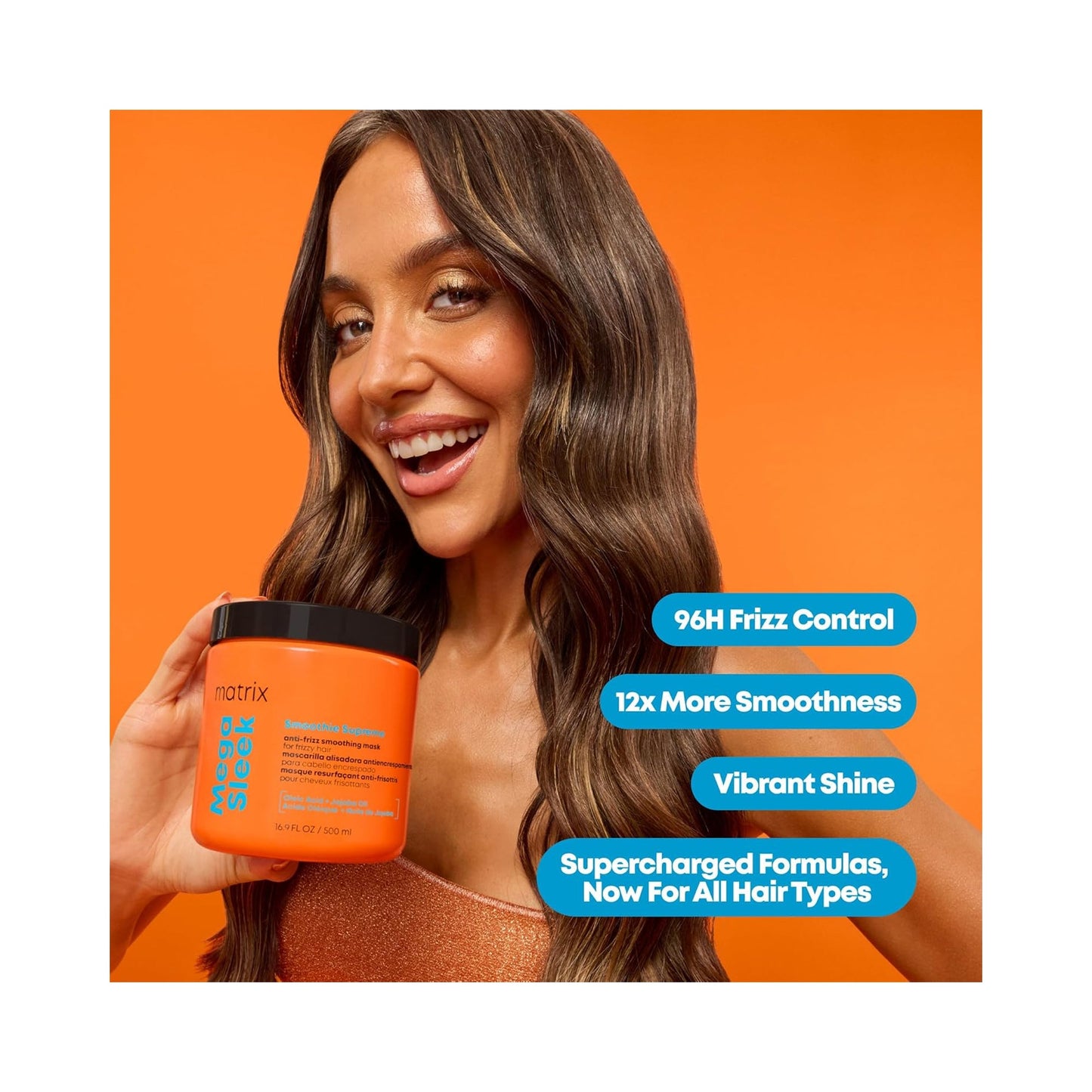 Matrix Mega Sleek Smoothie Supreme Anti-Frizz Smoothing Mask