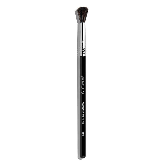 E35 Tapered Blending Brush - Black Bristle - Beautifox