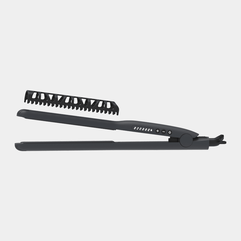 L6 Leo Flat Iron - 6" Long Plates W/ Comb - Beautifox