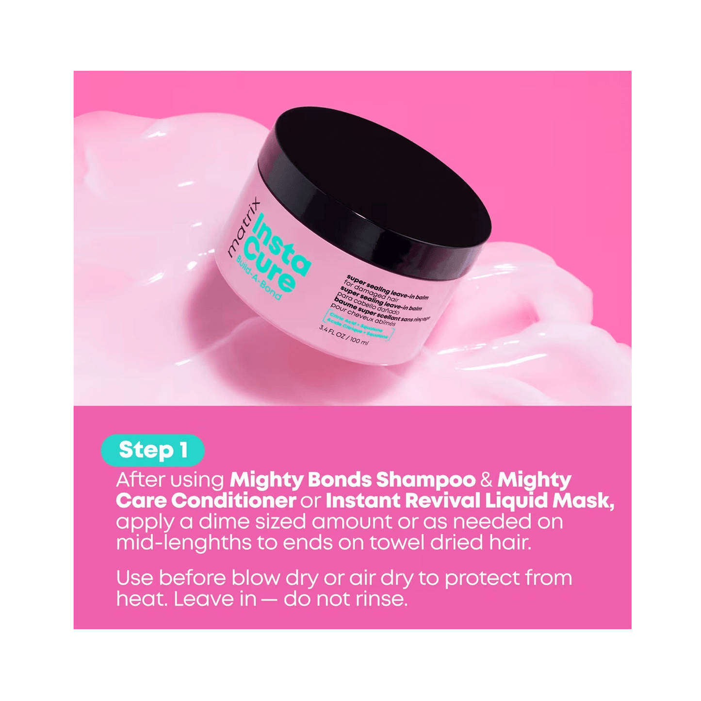Matrix Insta Cure Build - A - Bond Super Sealing Leave - In Balm - Beautifox