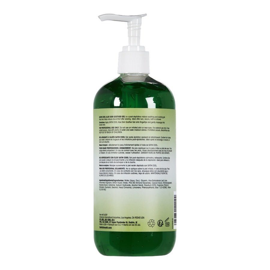 Satin Cool Aloe Vera Soothing Gel - 16 fl oz - Beautifox