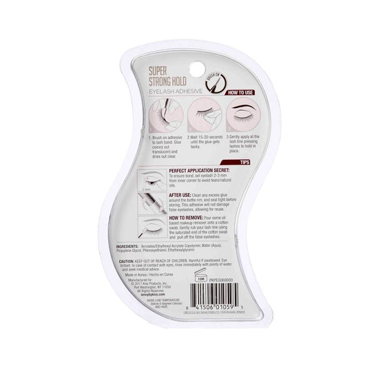 Super Strong Hold Eyelash Adhesive CL - Beautifox