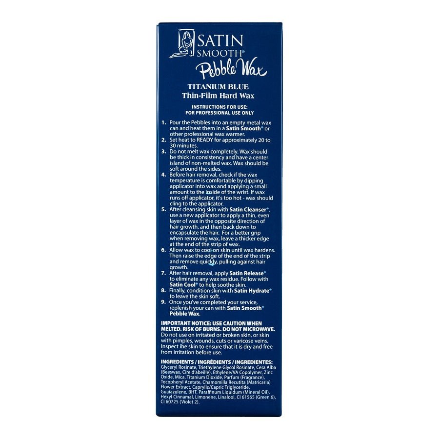 Titanium Blue Thin - Film Pebble Wax - Beautifox