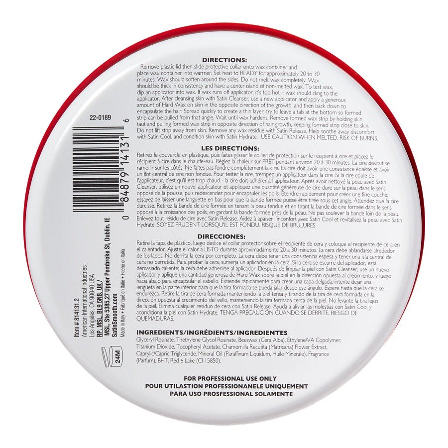 Wild Cherry & Vitamin E Hard Wax - Beautifox