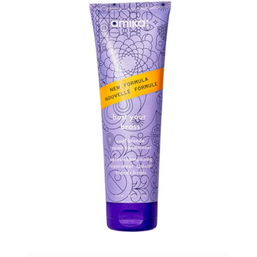 Amika Bust your brass cool blonde repair conditioner Amika