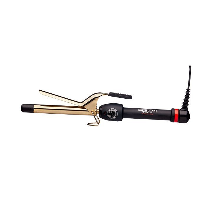 24k Gold Spring Curling Iron - 1 1/4 Inch - Beautifox