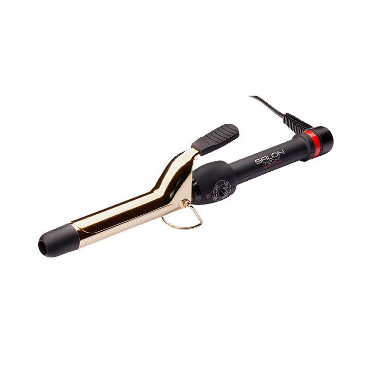 24k Gold Spring Curling Iron - 1 Inch - Beautifox