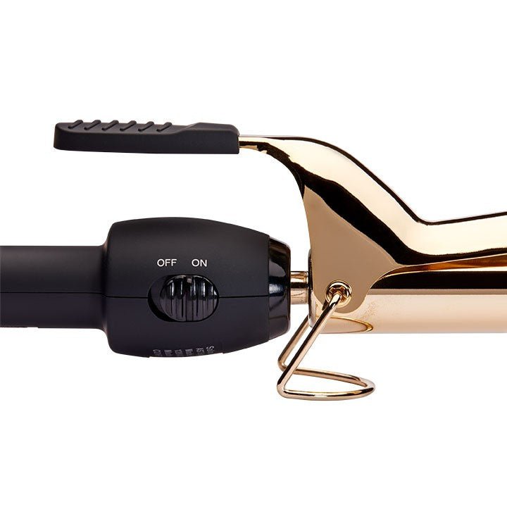 24k Gold Spring Curling Iron - 1.5 Inch - Beautifox