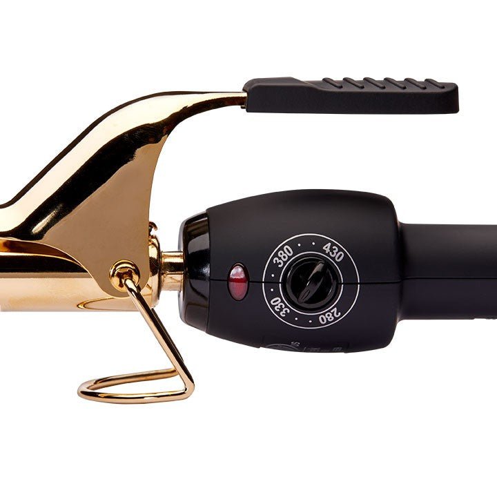 24k Gold Spring Curling Iron - 3/4 Inch - Beautifox