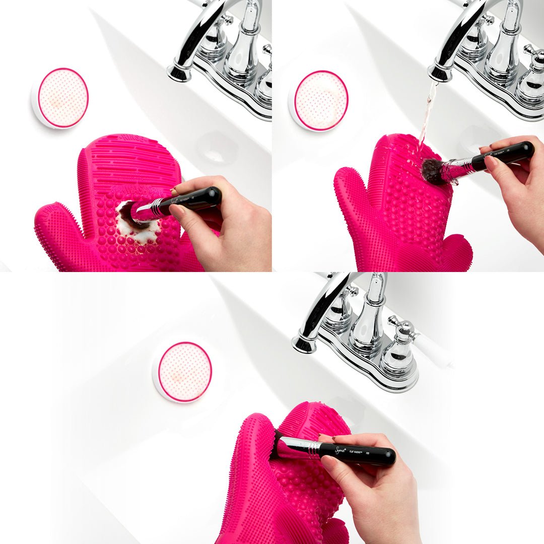 2X Sigma Spa® Brush Cleaning Glove - Beautifox