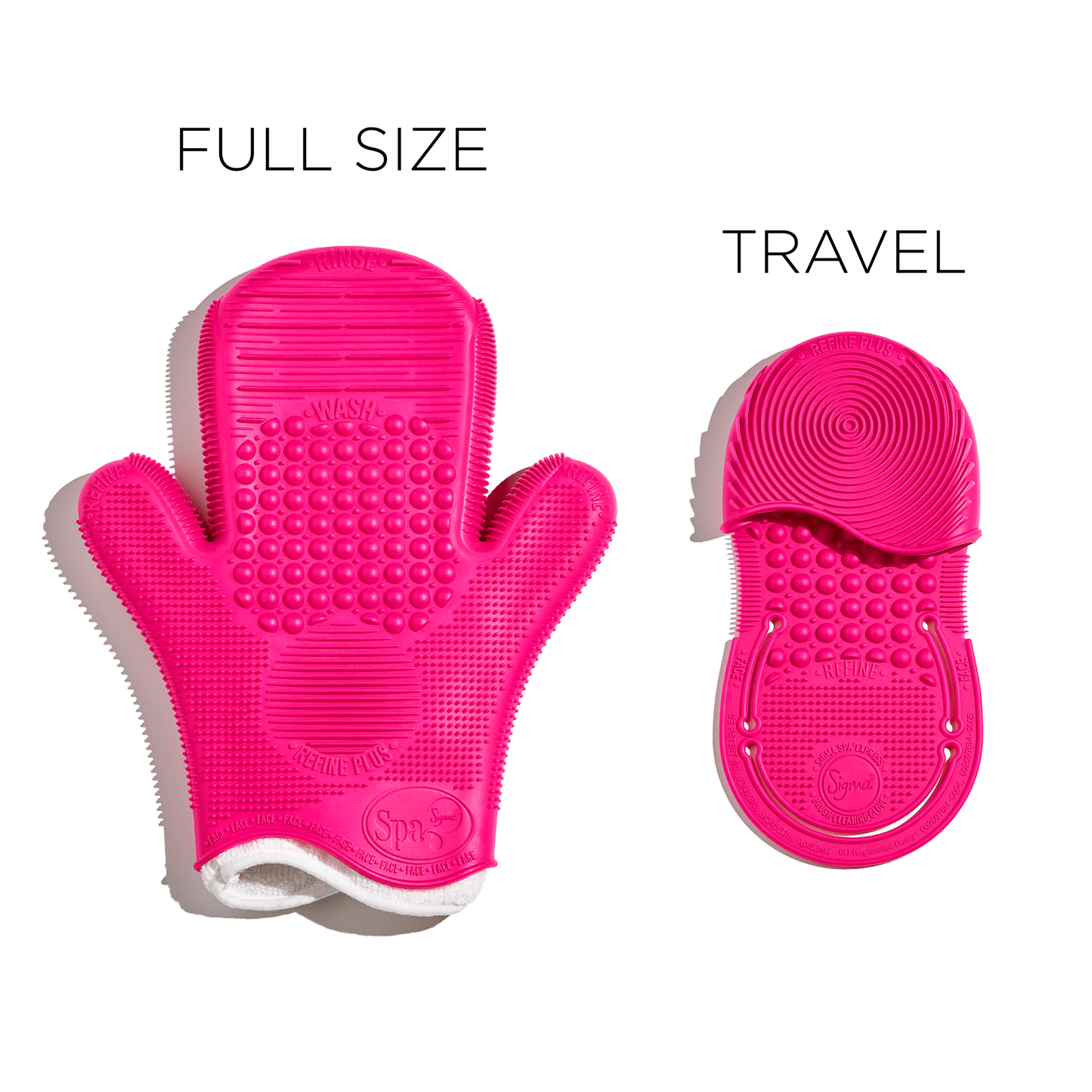 2X Sigma Spa® Brush Cleaning Glove - Beautifox