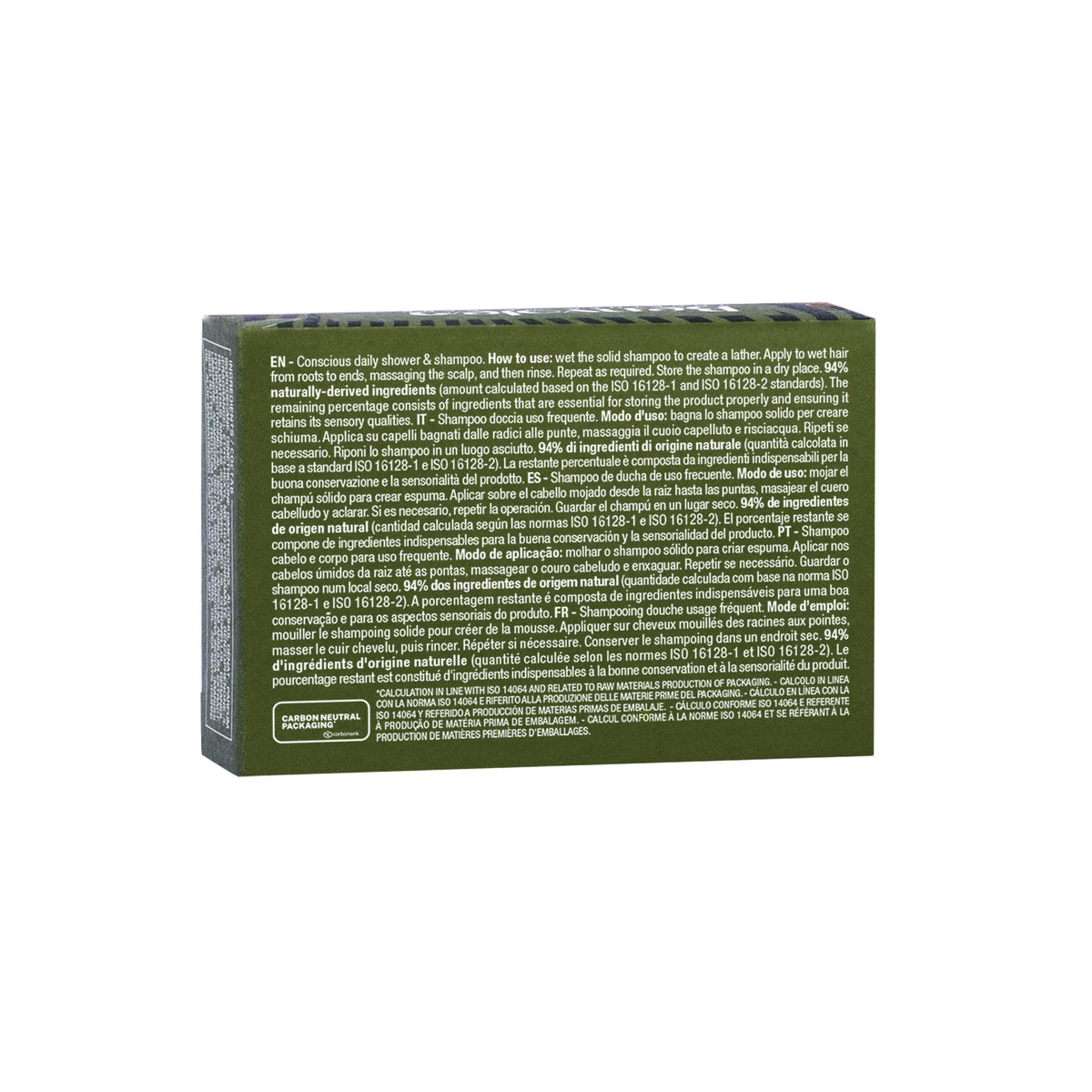 Benvoleo Conscious Daily Shower and Shampoo Bar