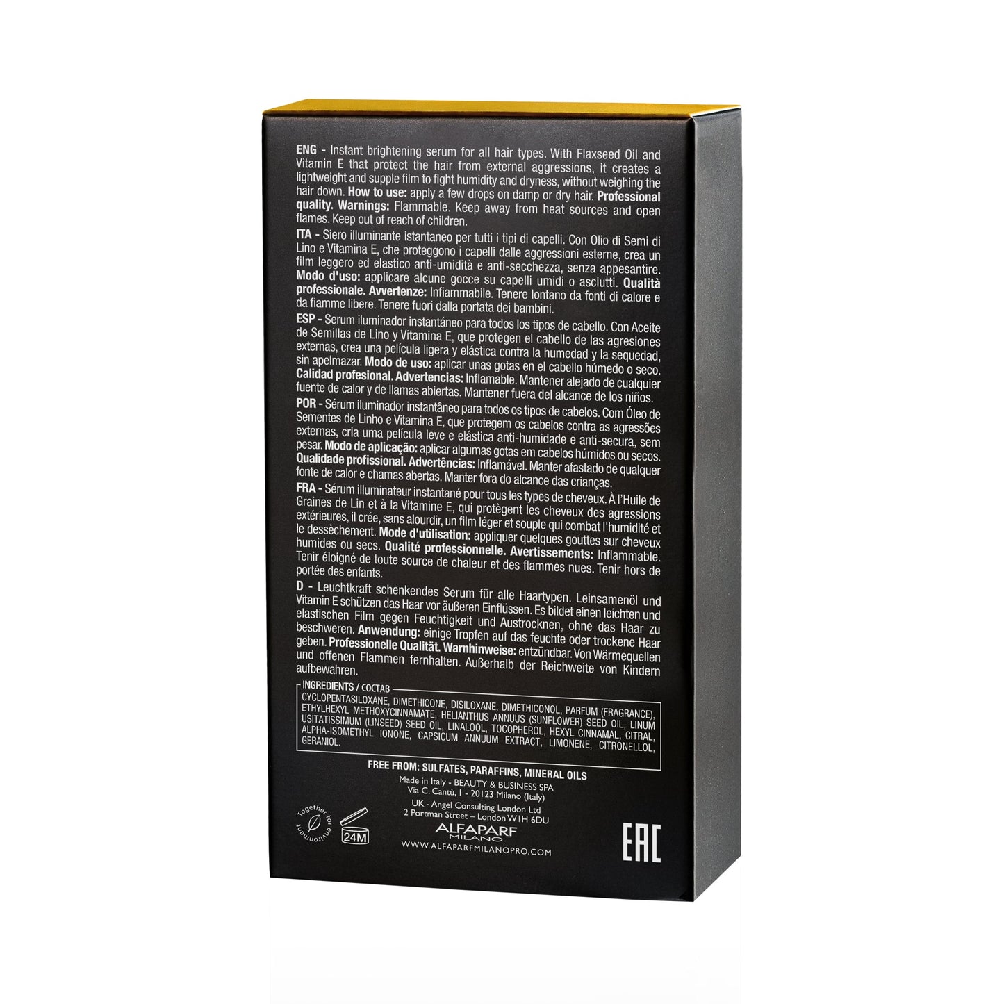 Sublime Cristalli Liquidi with Thermal Protection, 50 ml