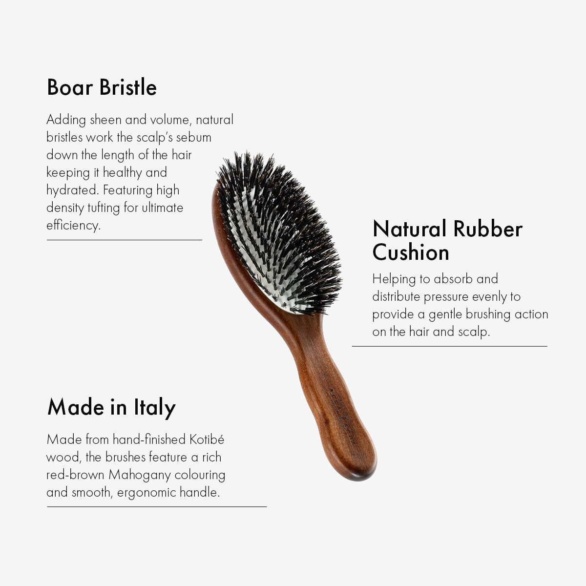 Classic Oval Brush - Pure Bristle