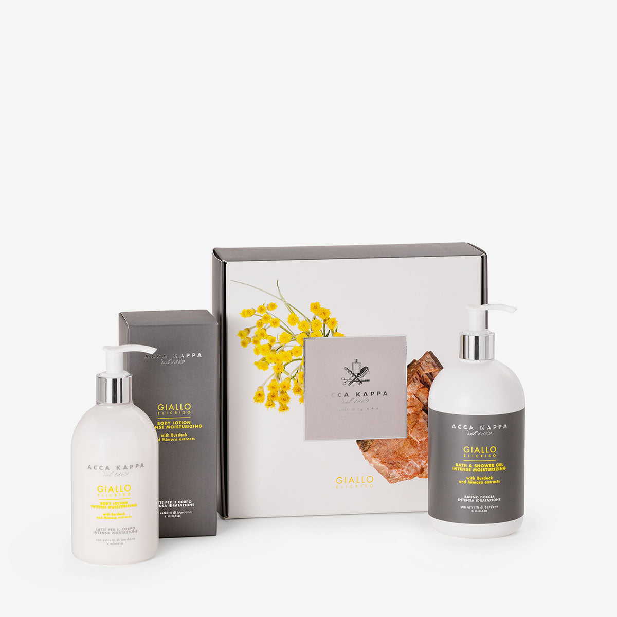 Giallo Elicriso Shower Gel & Body Lotion Gift Set