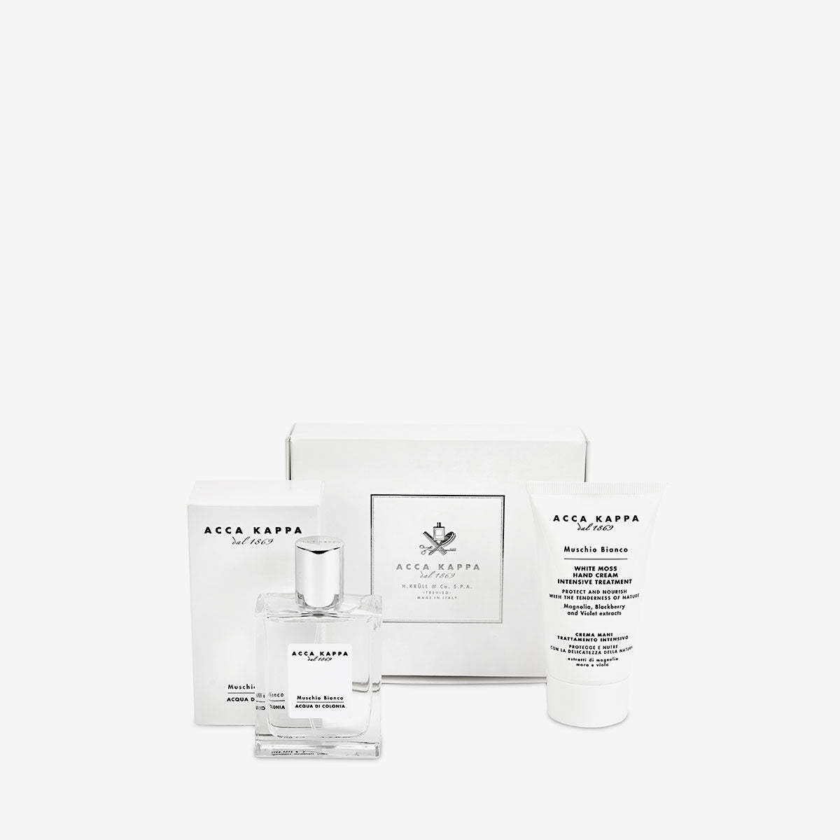 White Moss Eau De Cologne & Hand Cream Gift Set