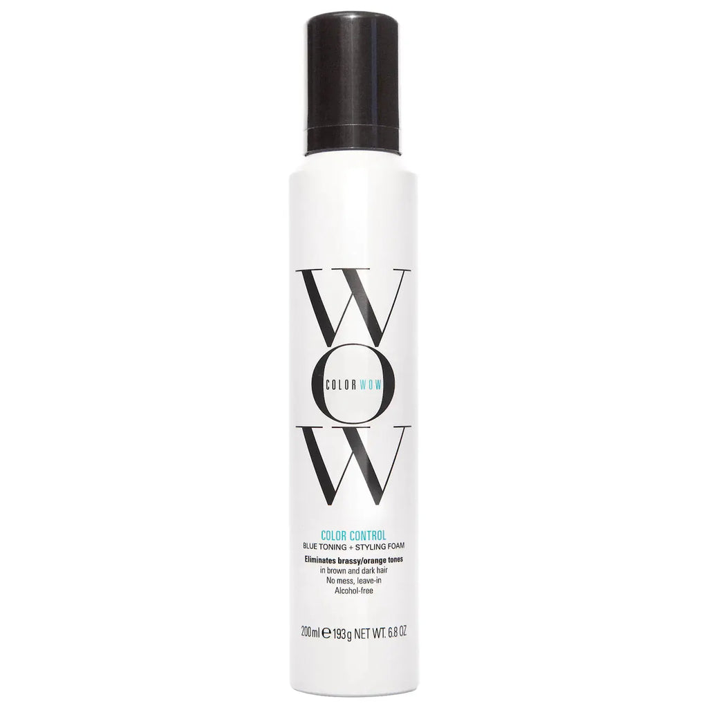 Color Wow Color Control Blue Toning + Styling Foam for Blonde Hair Color Wow