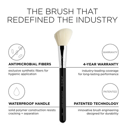 F40 Large Angled Contour Brush