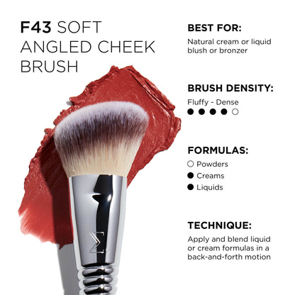 F43 Soft Angled Cheek Brush