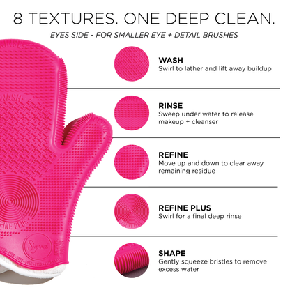 2X Sigma Spa® Brush Cleaning Glove