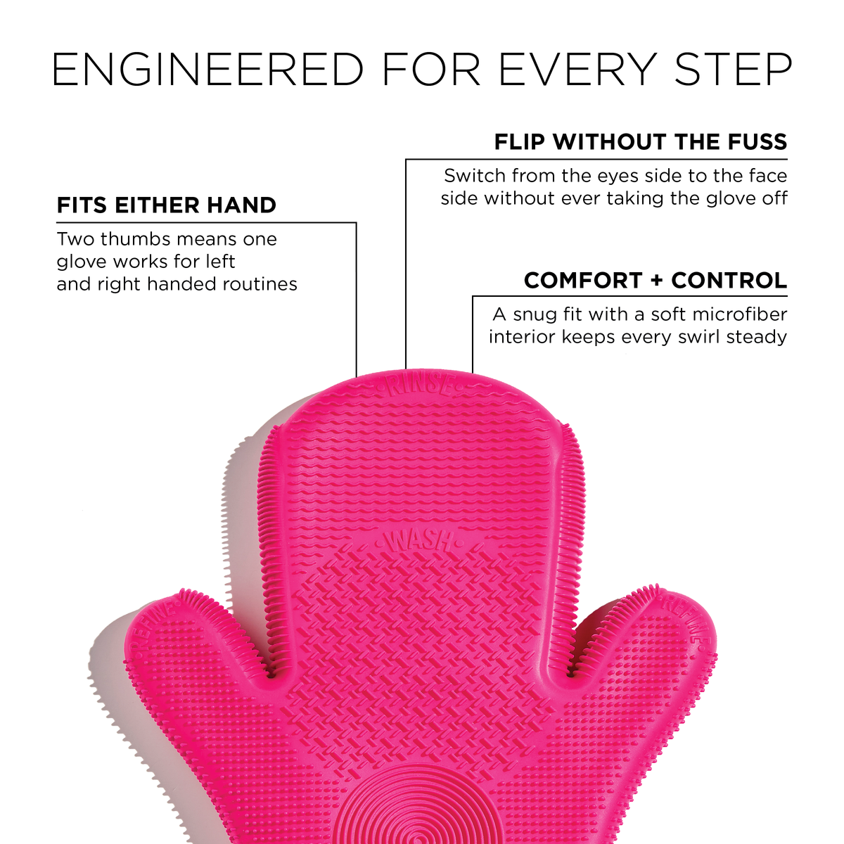 2X Sigma Spa® Brush Cleaning Glove