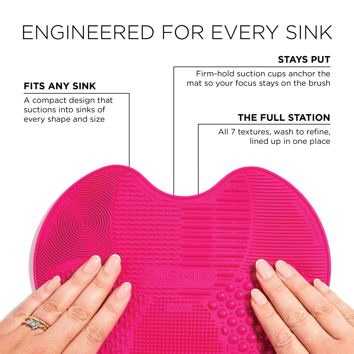 Sigma Spa® Express Brush Cleaning Mat