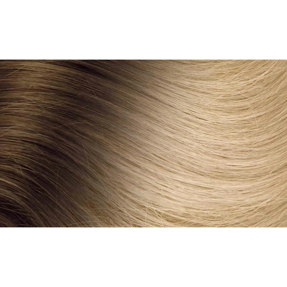 23/6R – Natural Golden Blonde with Neutral Medium Brown Root