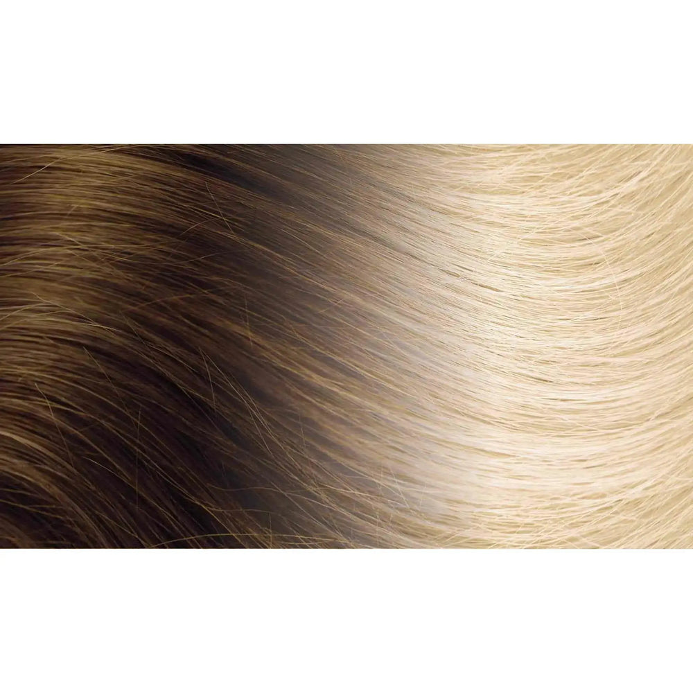 613/R – Lightest Blonde with Neutral Medium Brown Root