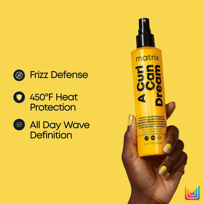 Matrix A Curl Can Dream Scrunch and Go Defining Spray for Waves