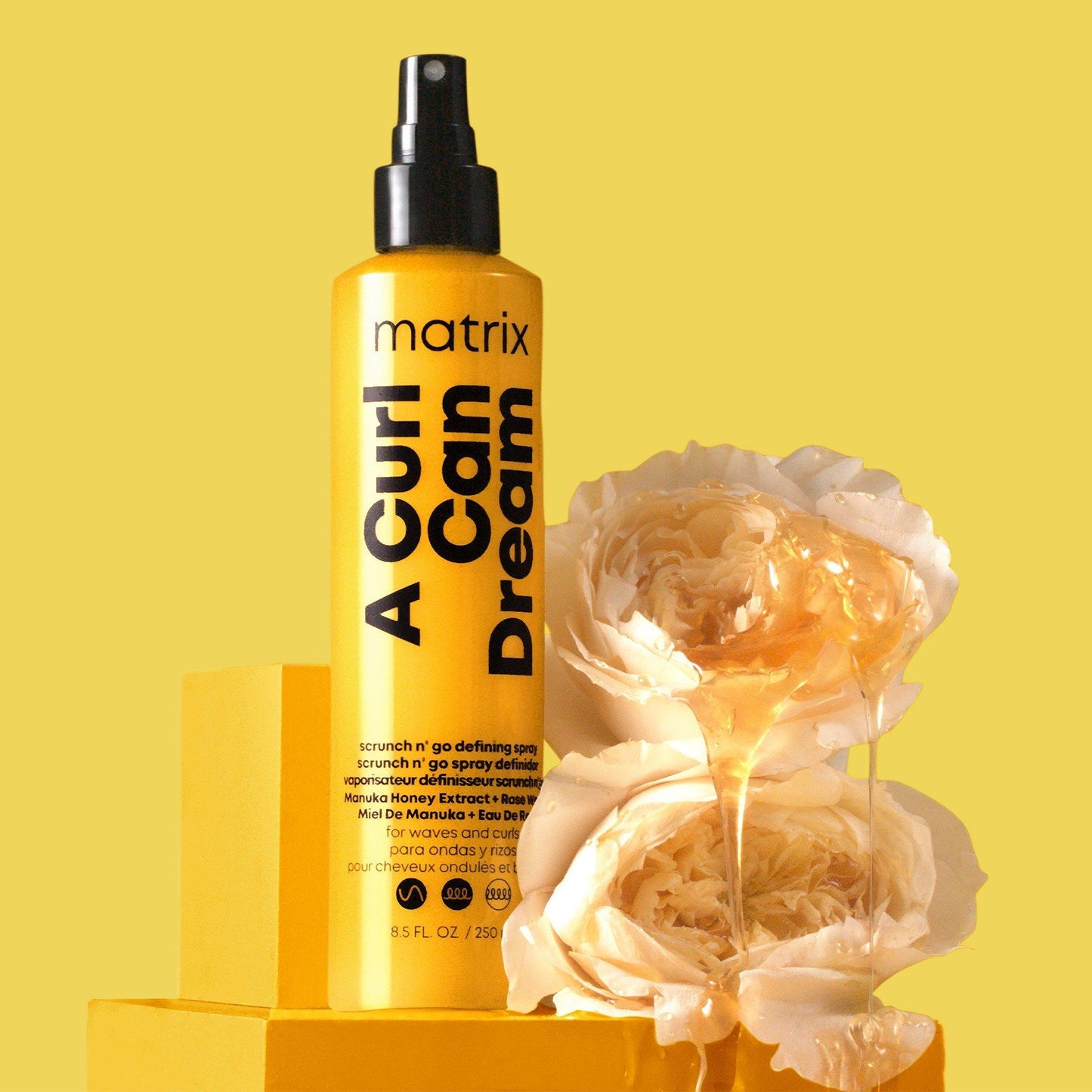 Matrix A Curl Can Dream Scrunch and Go Defining Spray for Waves
