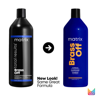 Matrix Brass Off Shampoo & Conditioner Liter Duo ($88 Value)