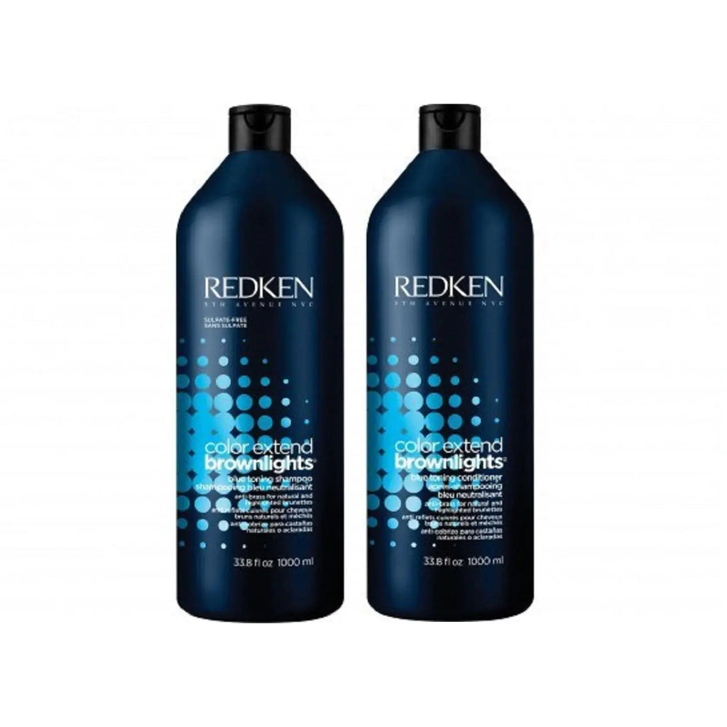 Redken Color Extend Brownlights Blue Toning Shampoo & Conditioner Duo Redken