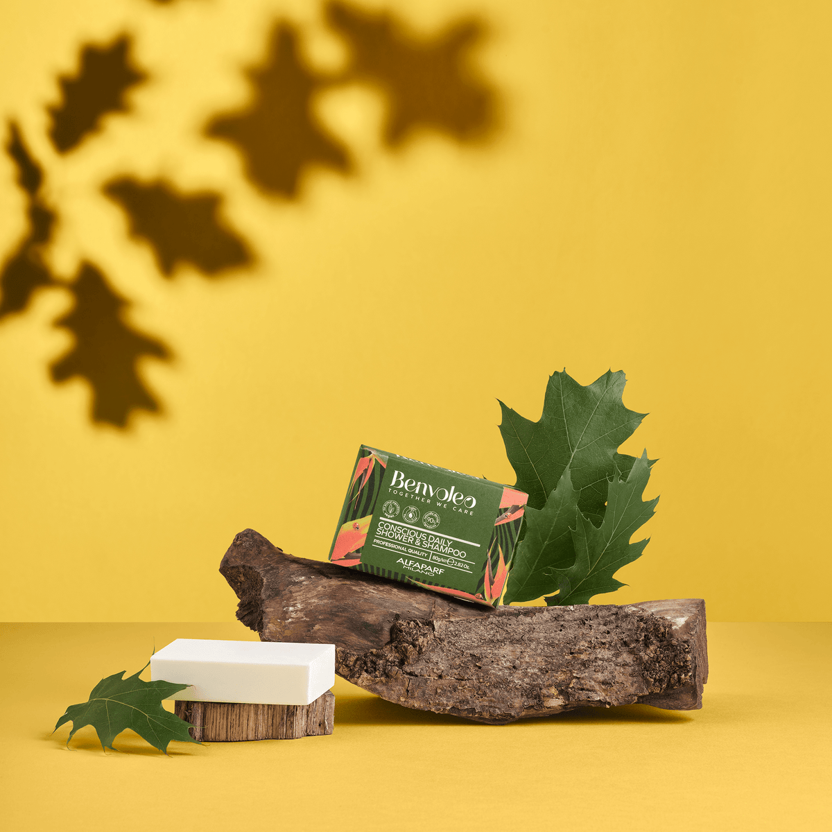 Benvoleo Conscious Daily Shower and Shampoo Bar - Beautifox