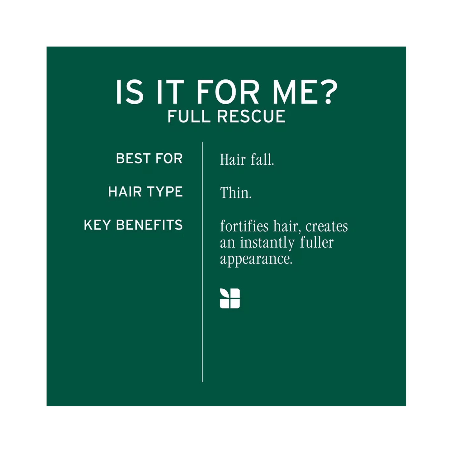 Biolage Full Rescue Shampoo - Beautifox