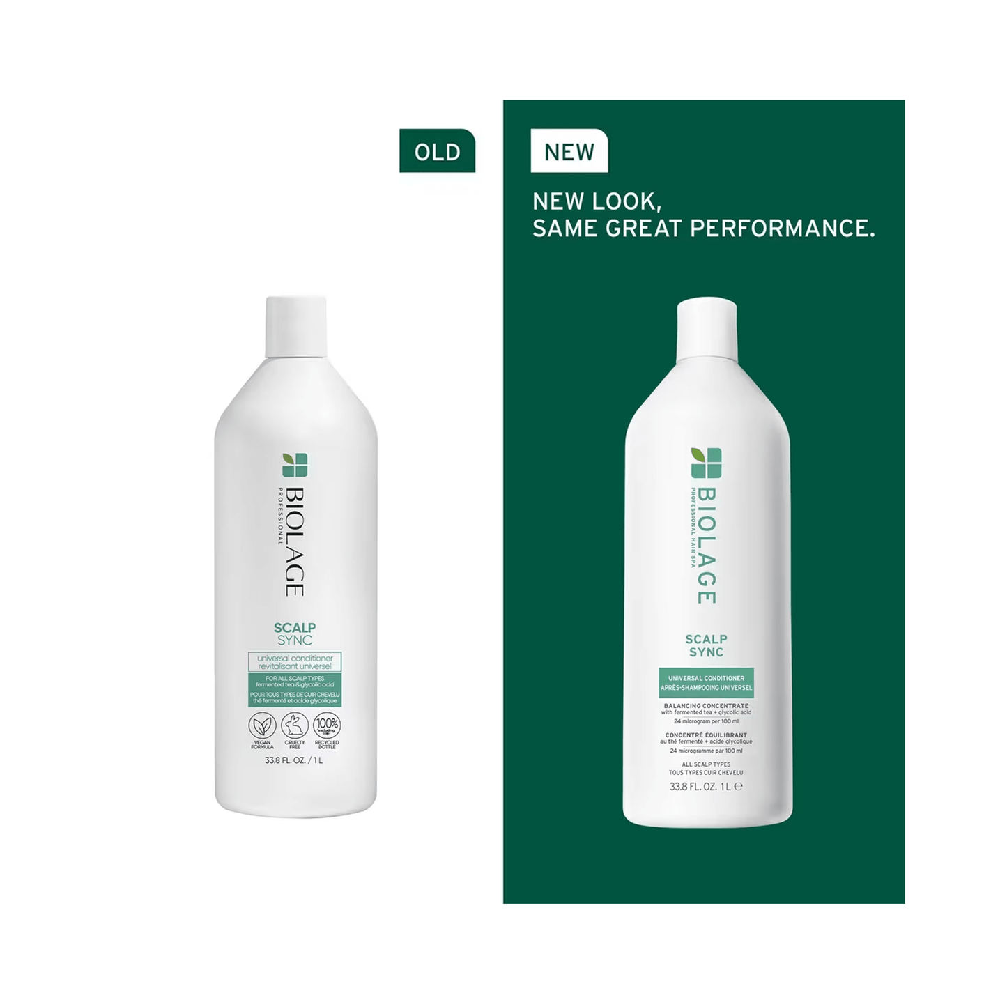 Biolage Scalp Sync Clarifying Shampoo & Scalp Sync Universal Conditioner Liter Duo ($90 Value) - Beautifox