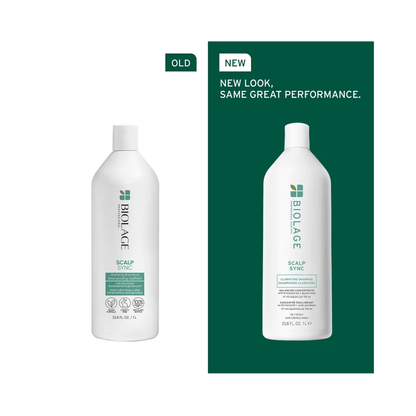 Biolage Scalp Sync Clarifying Shampoo & Scalp Sync Universal Conditioner Liter Duo ($90 Value) - Beautifox