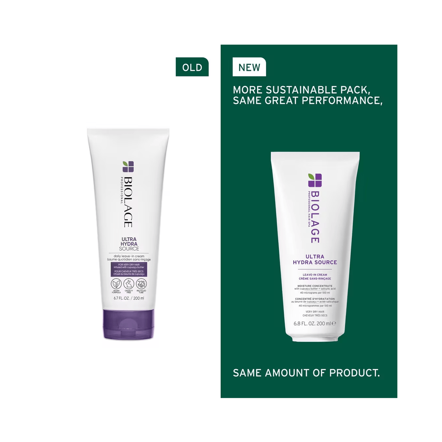 Biolage Ultra Hydra Source Leave - In Cream - Beautifox