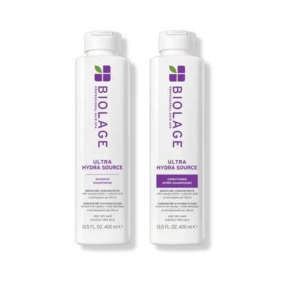 Biolage Ultra Hydra Source Shampoo & Conditioner 13.5oz Duo ($52 Value) - Beautifox
