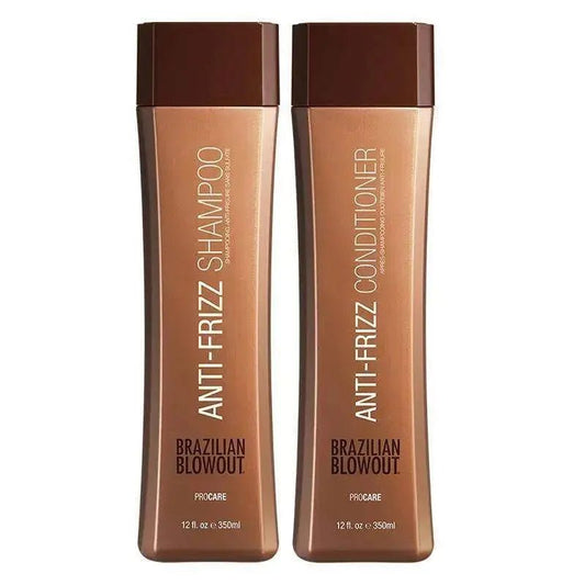 Brazilian Professionals Anti - Frizz Shampoo Conditioner Duo - Beautifox