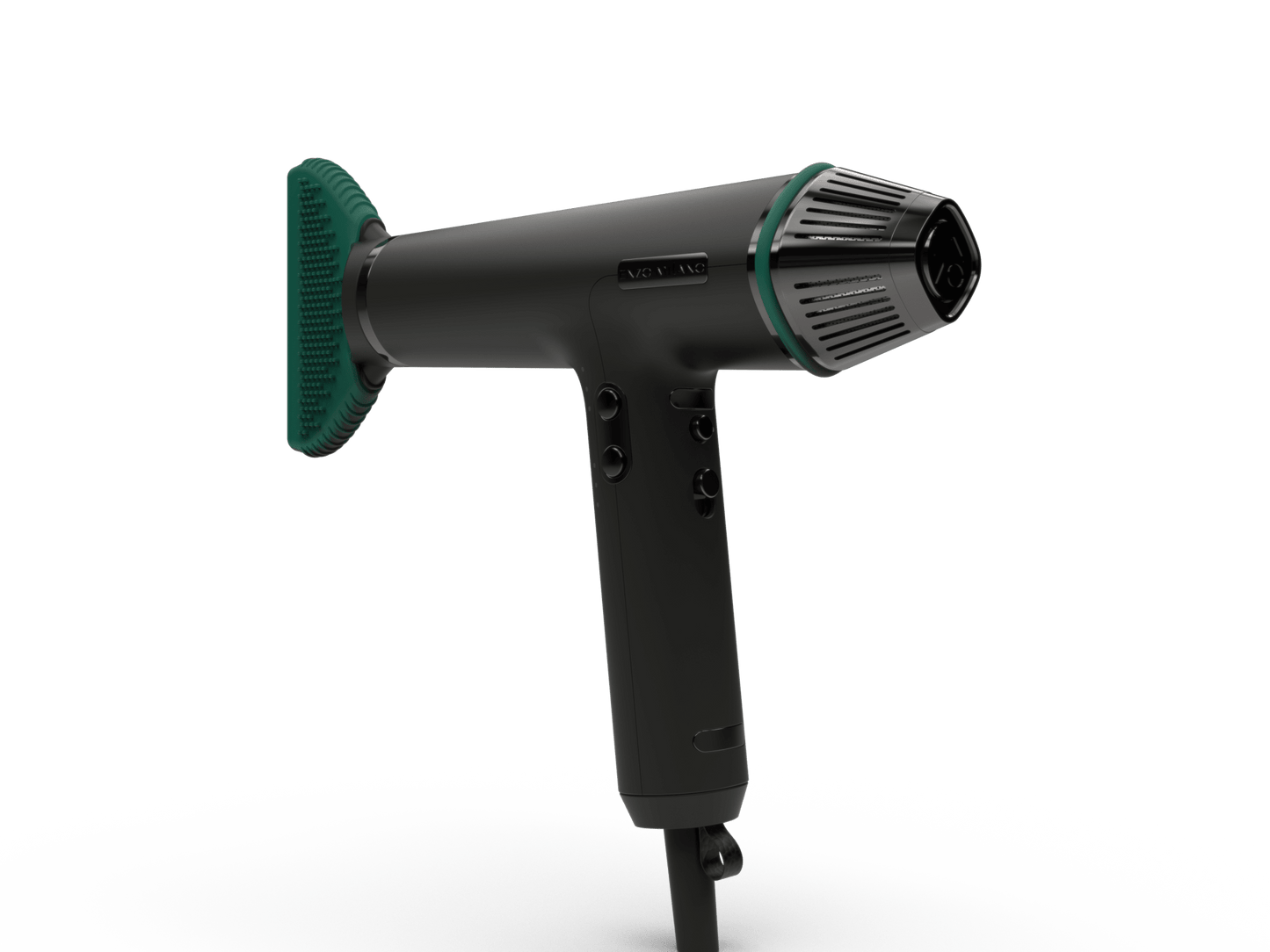C3 - Green Trim Ciclone 3 Vortex Professional Brushless Dryer - Beautifox