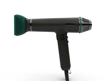 C3 - Green Trim Ciclone 3 Vortex Professional Brushless Dryer - Beautifox