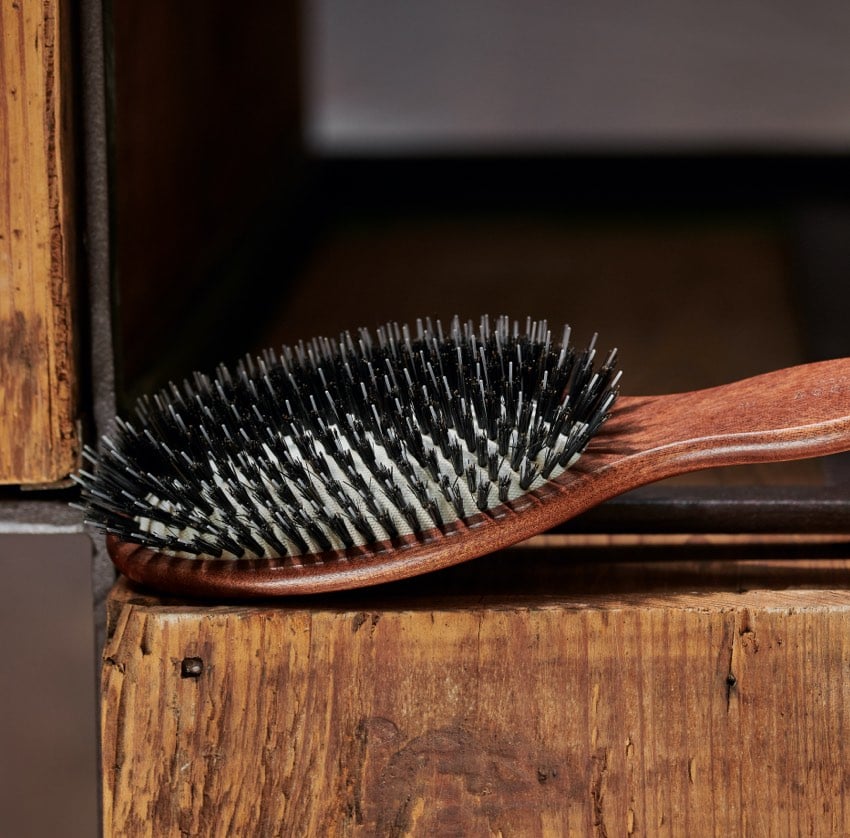 Classic Oval Brush - Mixed Bristles - Beautifox