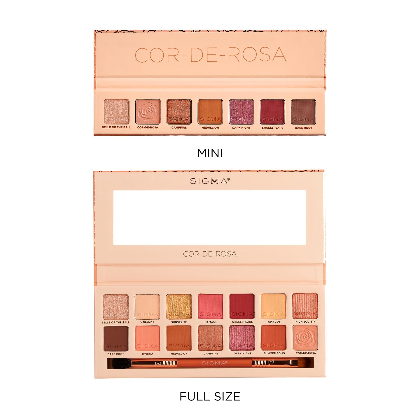 Cor - De - Rosa Mini Eyeshadow Palette - Beautifox