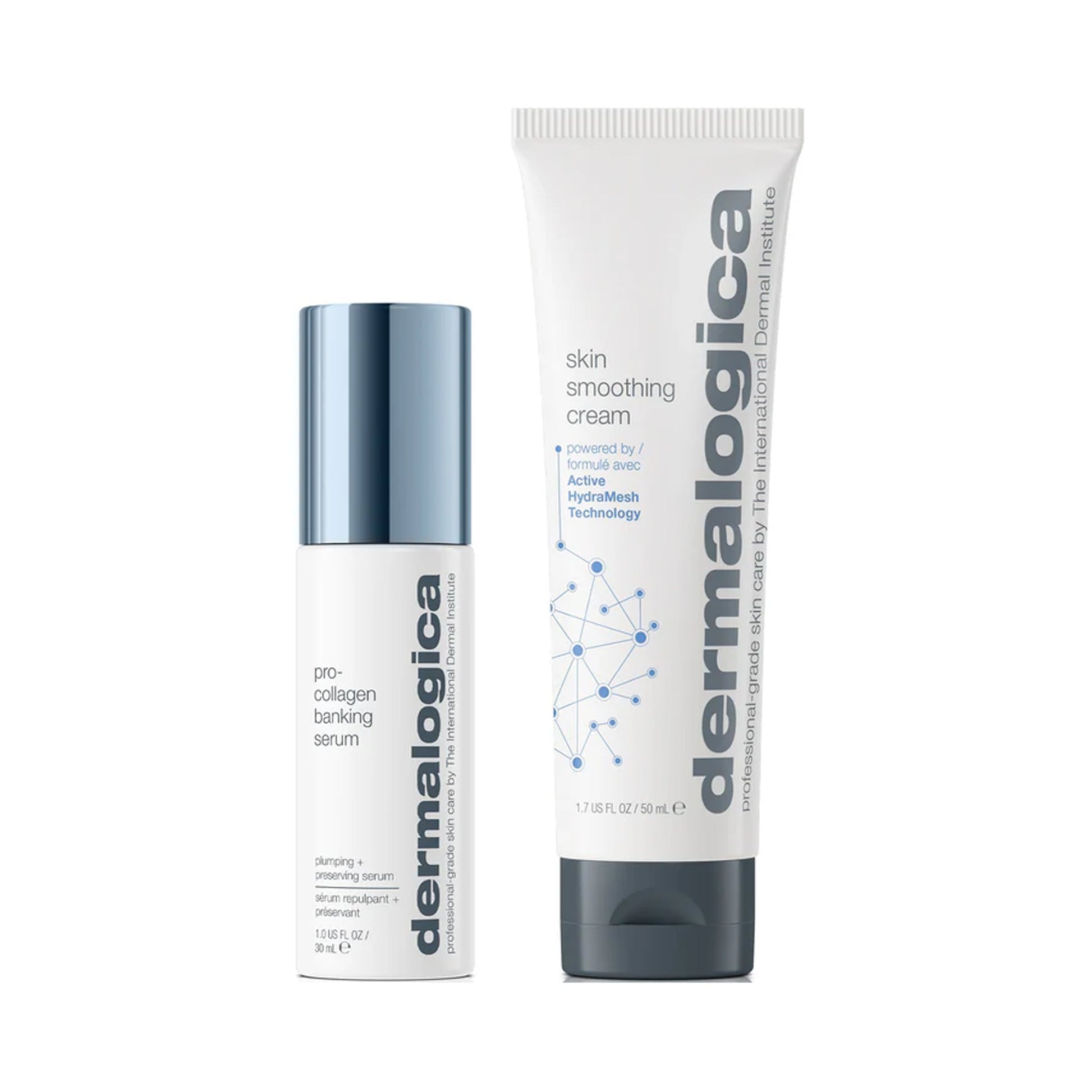 Dermalogica Collagen Preservation Duo (Pro - Collagen Banking Serum 1oz + Skin Smoothing Cream 1.7oz) - Beautifox