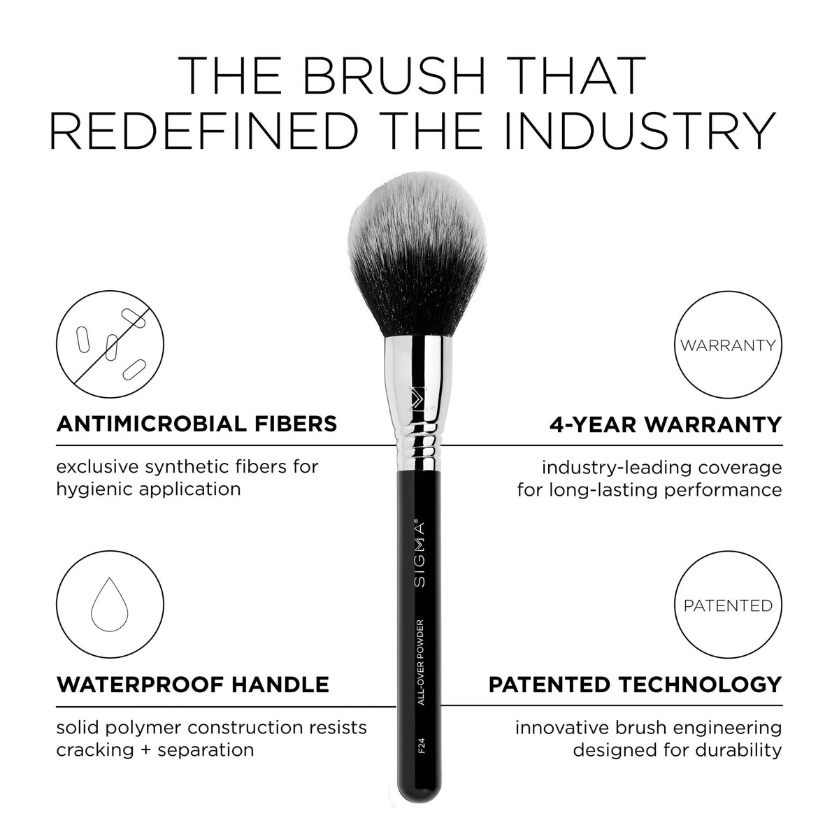 F24 All-Over Powder™ Brush - Beautifox