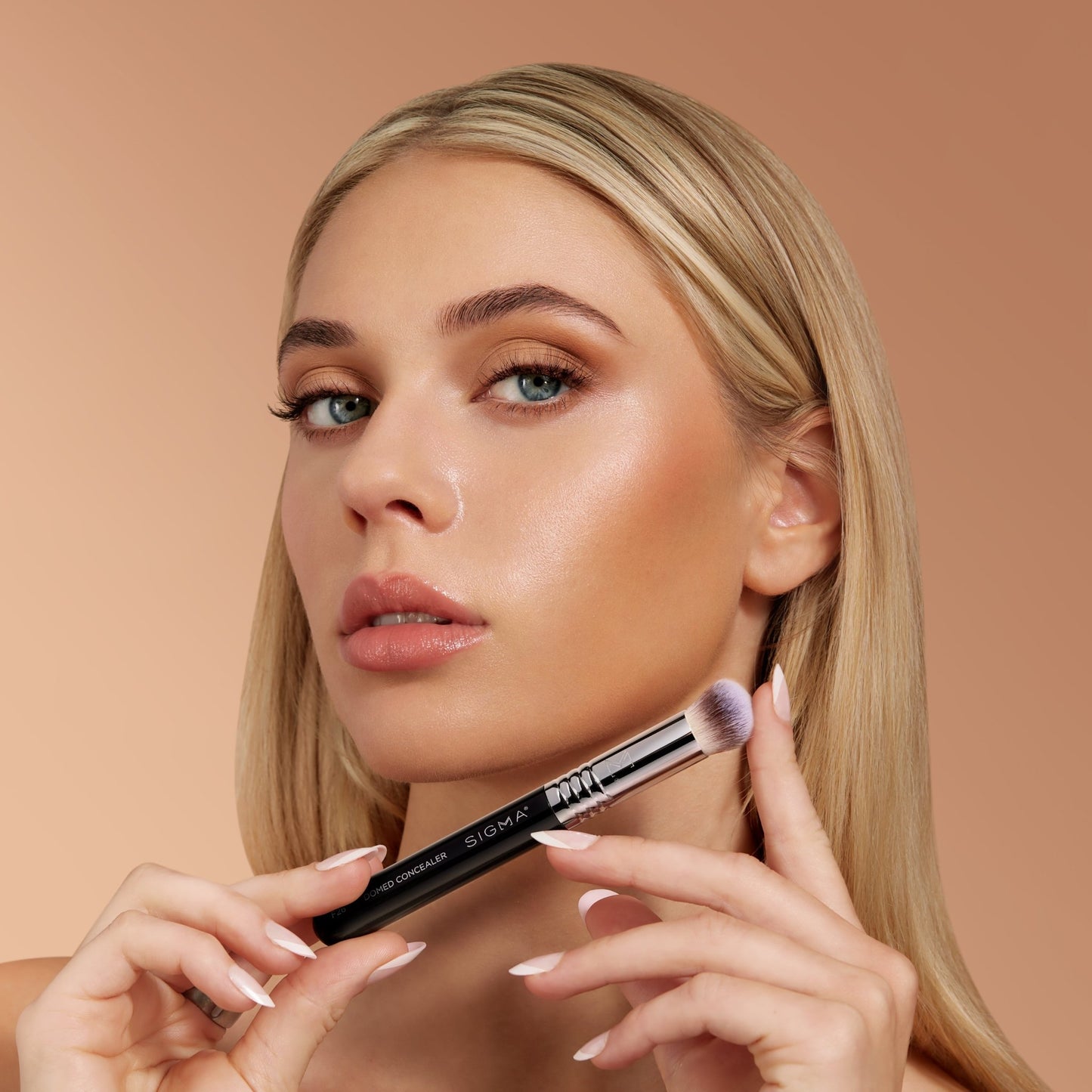 F26 Domed Concealer Brush - Beautifox