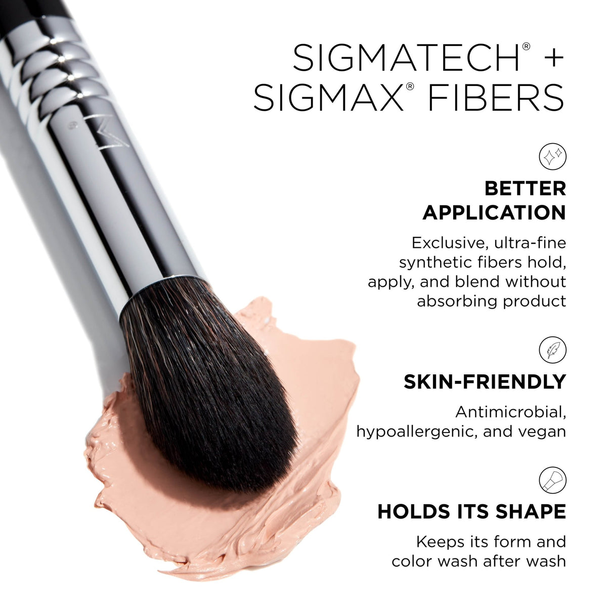 F64 Soft Blend Concealer™ Brush - Beautifox