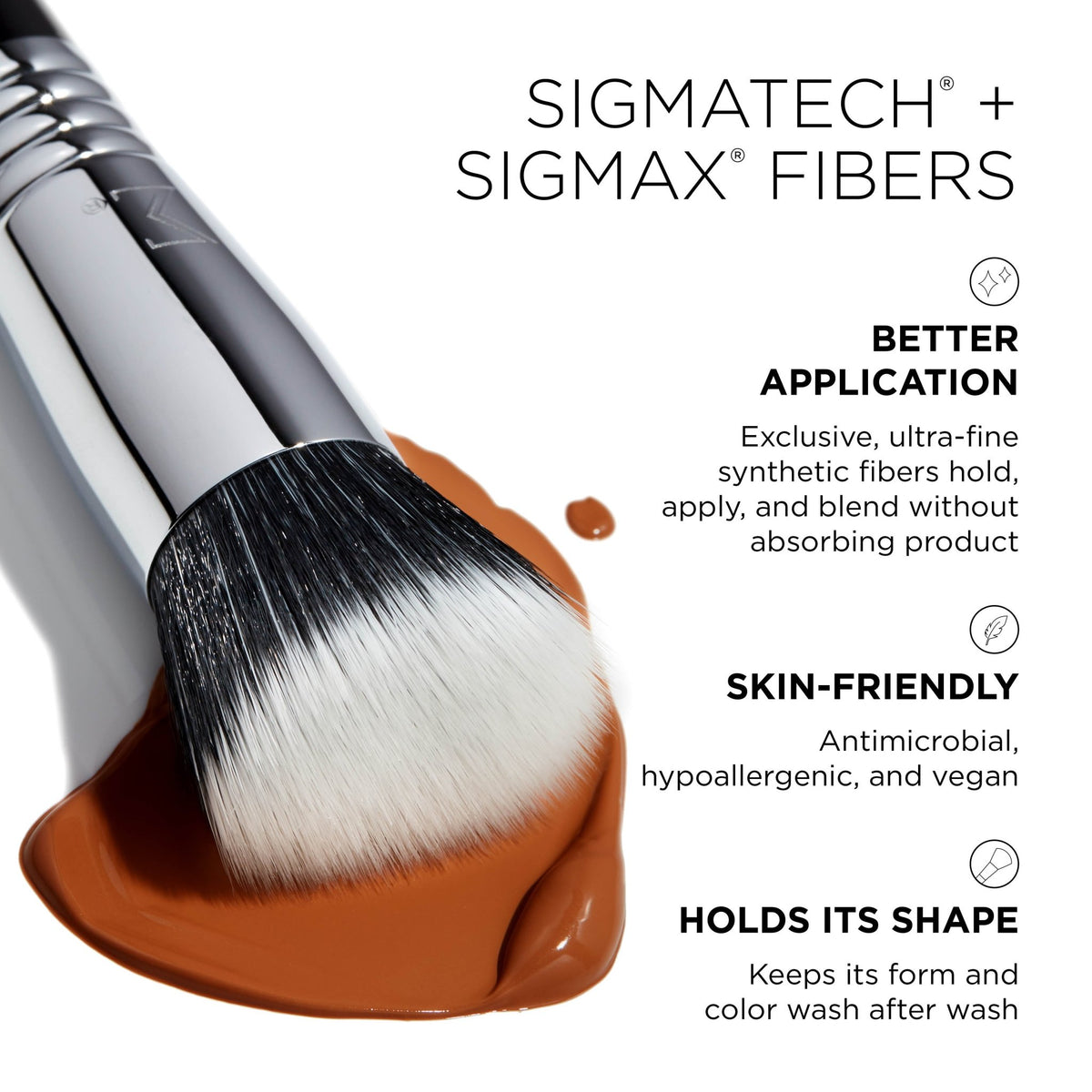 F80 Air Flat Kabuki™ Brush - Beautifox